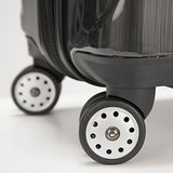 Delsey Paris Helium Aero 25" Exp. Spinner Trolley, Brushed Charcoal