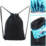Mhjy Mermaid Bag Sequin Drawstring Backpack Dancing Bag Fashion Dance Bag Sequin Backpack Flip