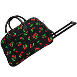 World Traveler 21-Inch Rolling Duffle Bag, Cherry