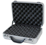 T.Z. Case International Executive Attache Style Pistol Case, Silver, 14.25-Inch