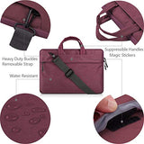 HEXIN 15" 15.6 inches Lightweight Laptop Carrying Bag For Women Red with Pocket