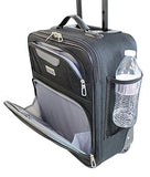 Boardingblue Airlines Rolling Personal Item Under Seat Luggage Frontier, Spirit (Black)