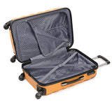 Travelcross Chicago Luggage 3 Piece Lightweight Spinner Set (Orange)