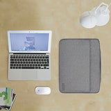 Arvok 13 13.3 14 Inch Water-resistant Canvas Fabric Laptop Sleeve With Handle & Zipper