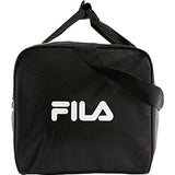 Fila Cannon 3 Small Duffel Sports Gym Bag, Black/White, One Size