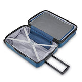 American Tourister Stratum XLT Expandable Hardside Luggage with Spinner Wheels, Blue Spruce, Checked-Medium 25-Inch