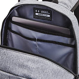 Under Armour Adult Hustle Sport Backpack , Pitch Gray Medium Heather (012)/Black , One Size Fits All