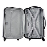 Olympia Titan 21" Expandable Hardcase Carry-On Spinner, Wheeled Luggage in Black