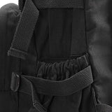 Star of Life Medical Logo Army Sport Heavyweight Canvas Backpack Bag in Black & Red, Small