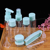 Tsa Approved Travel Toiletry Bottles/Containers Kit (LEAKPROOF BPA FREE) Travel Accessories - 12 Pieces/Clear Case