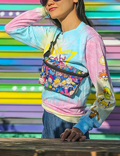 Fydelity Ultra-Slim Fanny Pack – Parental Advisory Explicit Content Graphic, Adjustable Strap