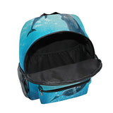GIOVANIOR Kiss Dolphin Tale Travel School Backpack for Boys Girls Kids