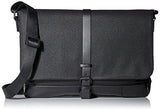 Calvin Klein Men'S Calvin Klein Coated Canvas Messenger Bag, Black, One Size