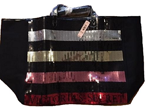 *Victoria Secret Bling Sequence Tote Bag+ Makeup* NWT for Sale
