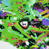 Mia Toro Prado Hardside Spinner Luggage Carry-on, Peace Love H.iness