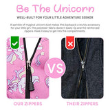 Backpack for Girls and Boys - Backpacks in Blue Pink or Purple