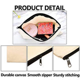 Cosmetic Bags Fuc-k Makeup Bags Travel Bag Zippered Luggage Pouch Multifunction Make-up Small Bag For Mom Wife Friend Sister Colleague Coworker Women Week Gift