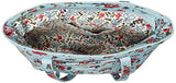 Vera Bradley Iconic Small Vera Tote, Signature Cotton, water bouquet