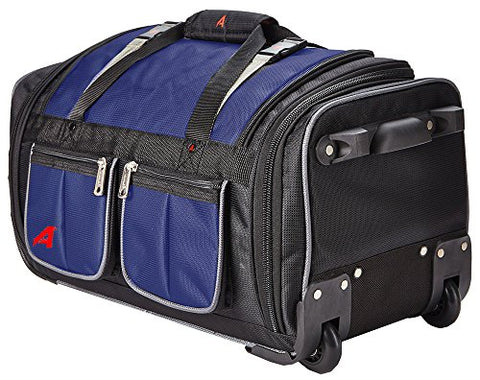 Athalon 29" 15 Pocket Duffel Navy Rolling, One Size
