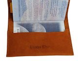 Biohazard Sign Handmade Genuine Leather Passport Holder Case Hlt_01