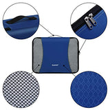 Gonex Packing Cubes Travel Luggage Organizer with Shoe Bag (Deep Blue)