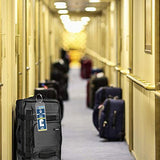 Cruise Luggage Tags Etag Holders Zip Seal & Steel Loops for Royal Caribbean & Celebrity Cruise (4 Pack + 2 ID Holders)