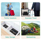 Yamiu Packing Cubes 7-Pcs Travel Organizer Accessories With Shoe Bag & 2 Toiletry Bags(Blue)