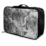 Travel Bags Great Leopard Africa Animal Portable Handbag Trolley Handle Luggage Bag