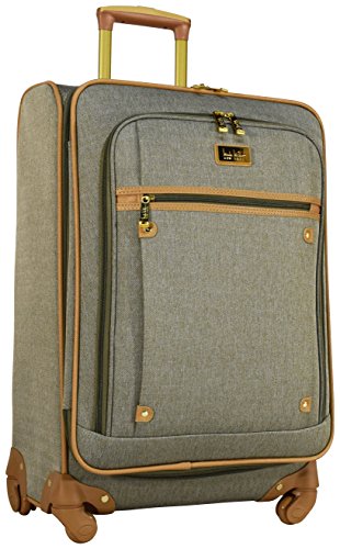 Nicole Miller New York Taylor 24" Expandable Spinner Suitcase (Green)