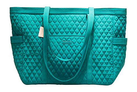 Vera Bradley Get Carried Away Tote, Peacock Blue