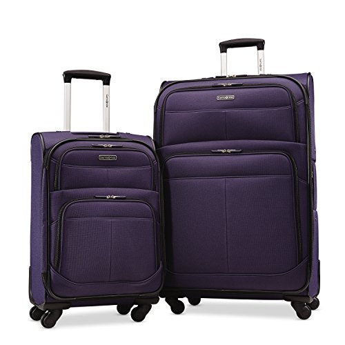 Samsonite Upspin Lightweight Softside Set (21"/29"), Only At Amazon, Space Blue