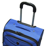 Travelers Club Luggage Marina 3-Piece Expandable Softside Spinner Value Set, Blue