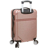 Dejuno Luna Lightweight 3-Piece Hardside Spinner Luggage Set, Blue, One Size