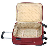 Dejuno The Legacy Softside Ltwt Spinner Upright, Burgundy