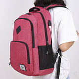 Laptop Backpack with USB Charging Port 15.6 Inch Compartment 35L for Travel Business School Daily