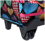 Rockland Double Handle Rolling Backpack, New Heart, 17-Inch