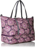 Vera Bradley Midtown Travel Bag, Polyester Twill, Lei Flowers