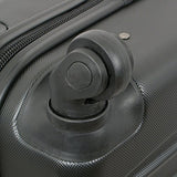 Geoffrey Beene 20 Inch Hardside Vertical Luggage, Black, One Size