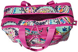 Vera Bradley Iconic Deluxe Weekender Travel Bag, Signature Cotton