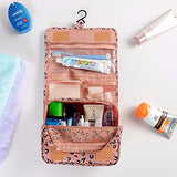 AutumnFall Pockettrip Hanging Toiletry Kit Clear Travel BAG Cosmetic Carry Case Toiletry (Pink)