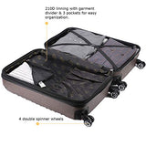 Travel Joy Expandable Luggage Set, Suitcases TSA Lightweight Spinner Luggage Sets, Carry On Luggage 3 Piece Set