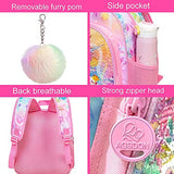 Toddler Backpack for Girls, 12.5" Unicorn Sequins Bookbag