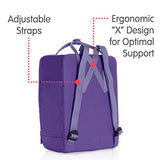 Fjallraven - Kanken Classic Pack, Heritage And Responsibility Since 1960, One Size,Purple/Violet