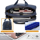 CoolBELL 17.3 inch Laptop Messenger Bag Multi-Functional Briefcase Multi-Compartment Handbag