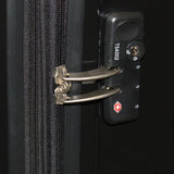 AMKA 3-Piece TSA Locks Hardside Upright Spinner Luggage Set-Black