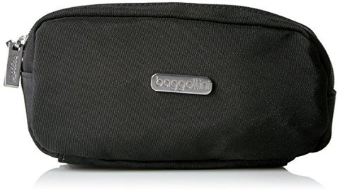 Baggallini Square Cosmetic case, Black/Charcoal