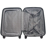 Heritage Travelware Lincoln Park 20" Hardside 4-Wheel Spinner Carry-on Luggage, Light Silver