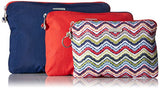 Baggallini 3 Pouch Travel Set, Wave Print Multi