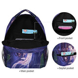 Nander Laptop Travel Backpack Gossip Koi Fish Large Capacity Business College Student School Bookbags