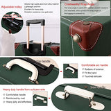 Unitravel Vintage Suitcase Hard Shell Rolling Carry On Luggage Trolley Retro Trunk